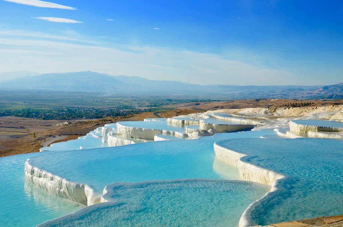 Pamukkale Thermalbecken und Hierapolis