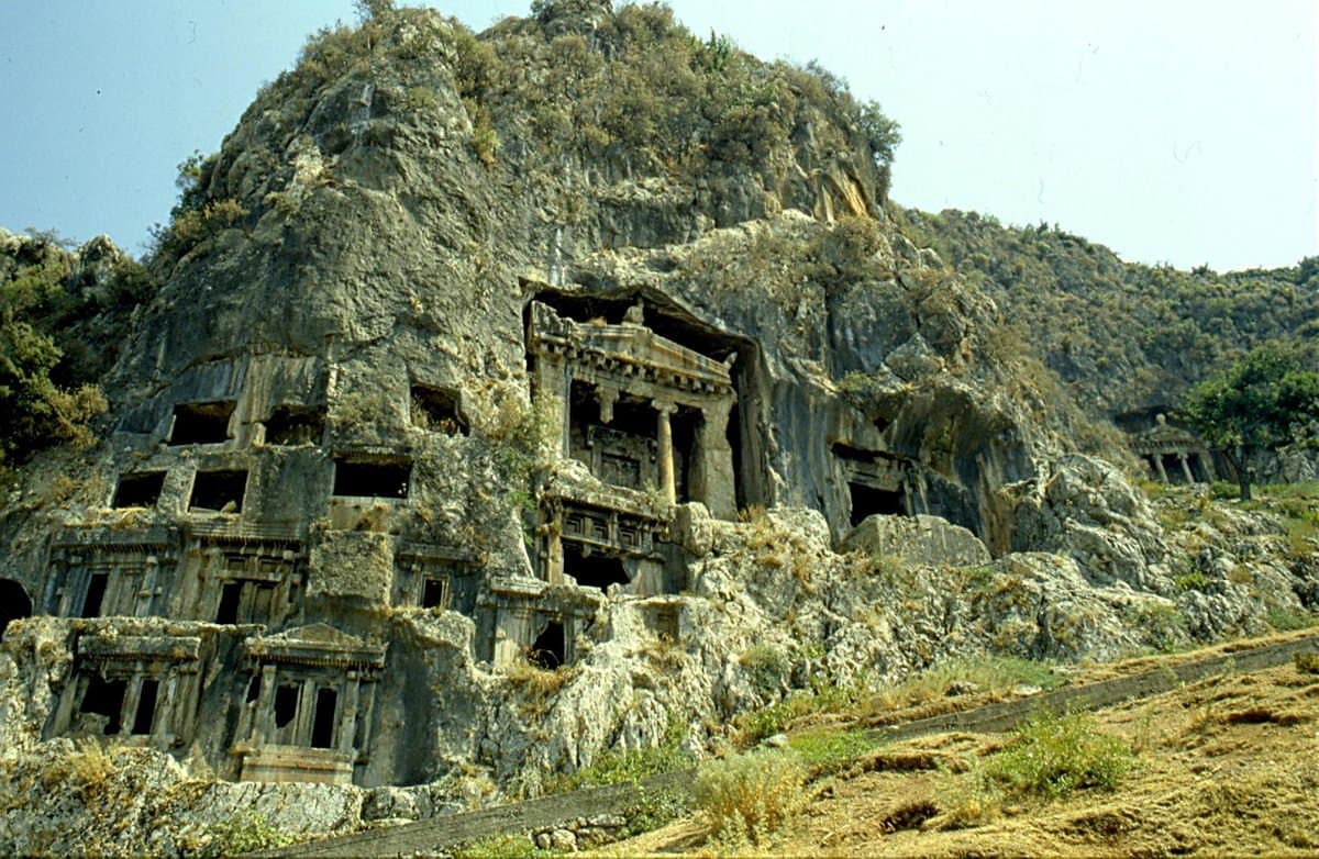 Antike Felsengräber von Fethiye