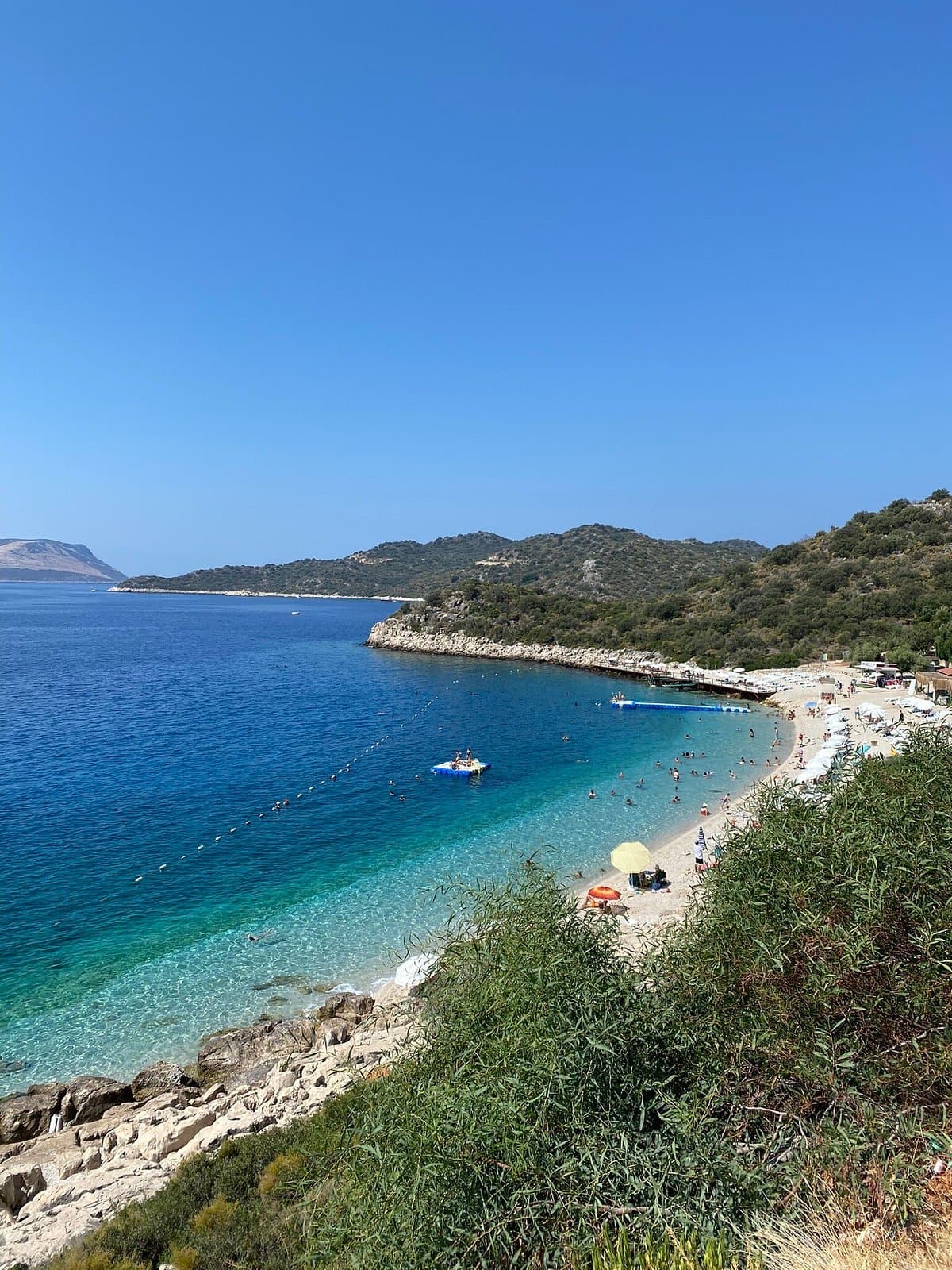 Öffentlicher Strand der Gemeinde Kaş