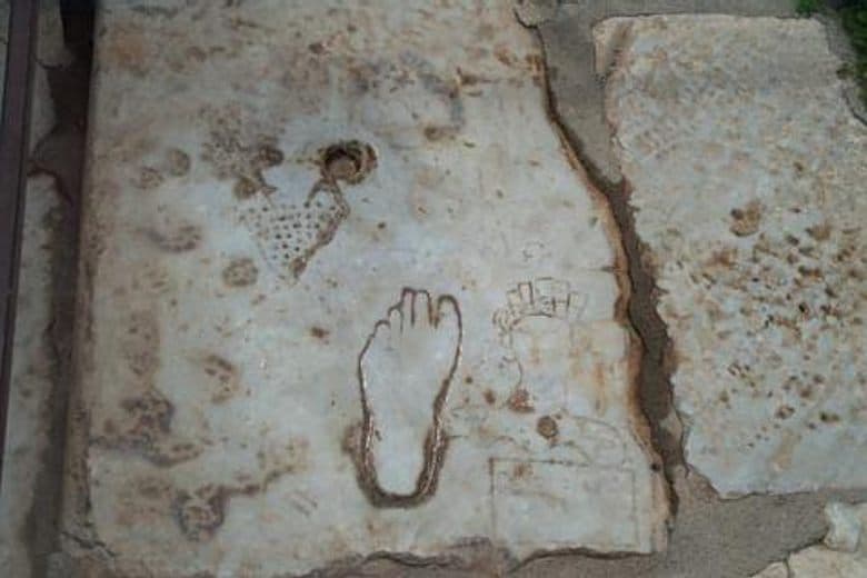 Bordellwerbung in Ephesus