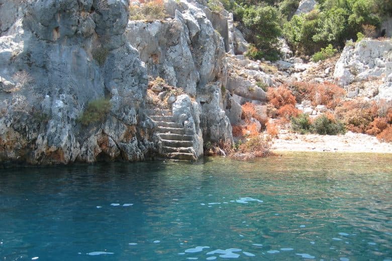 Versunkene Ruinen der Insel Kekova